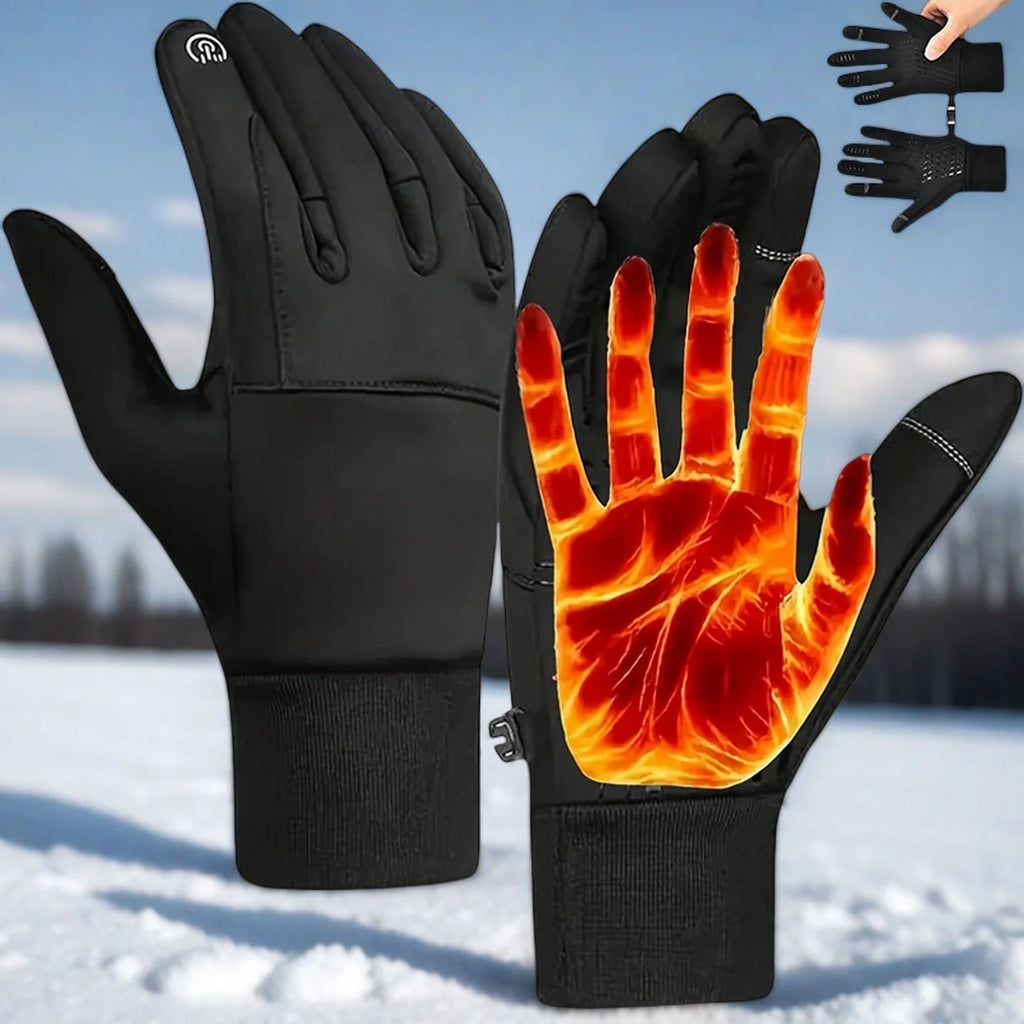 Winter Waterproof Touchscreen Thermal Gloves – Anti-Slip, Warm, Windproof